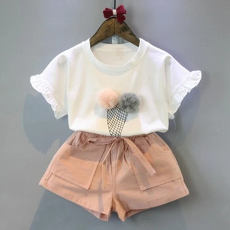 Keelorn Girls Clothing Sets 2019 Summer Style Girls Clothes O-neck Solid T-Shirt + Shorts 2-piece Suit Kids Clothes for 3-7Y
Keelorn Girls Clothing Sets 2019 Summer Style Girls Clothes O-neck Solid T-Shirt + Shorts 2-piece Suit Kids Clothes for 3-7Y