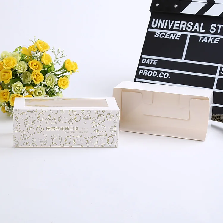 100pcs,White cardboard printing drawer type dessert box, cookie box, packing box with hand
100pcs,White cardboard printing drawer type dessert box, cookie box, packing box with hand