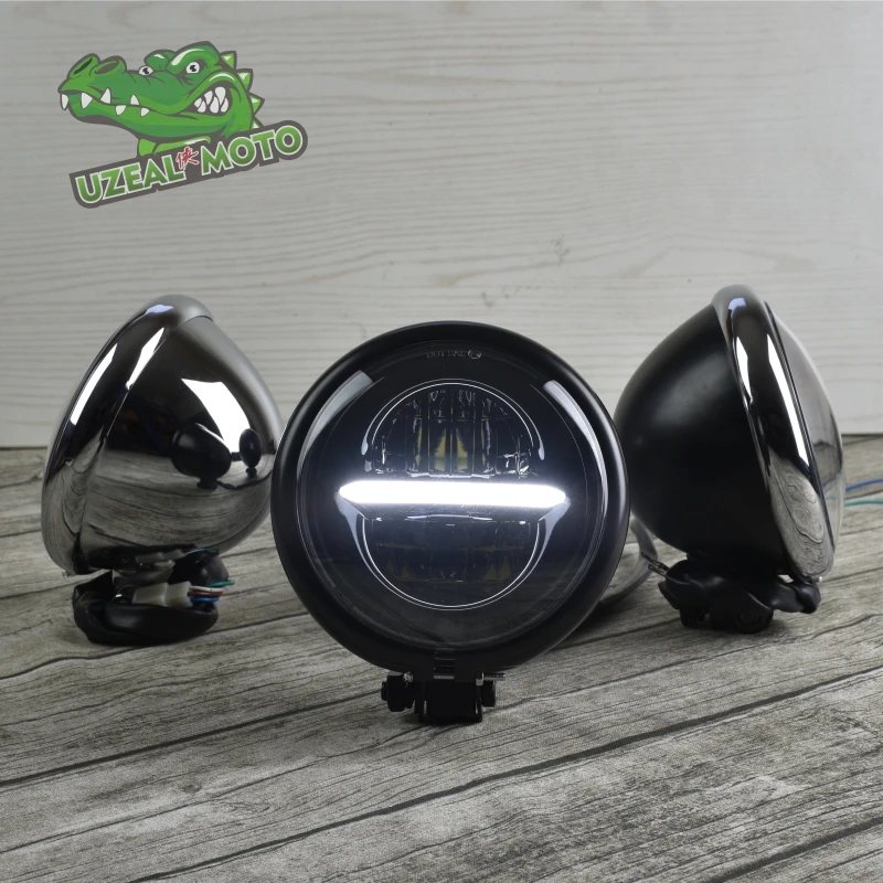 Harley Retro Motorcycle Modified LED Highlights 5.75 inch Headlights line type Driving light
Harley Retro Motorcycle Modified LED Highlights 5.75 inch Headlights line type Driving light