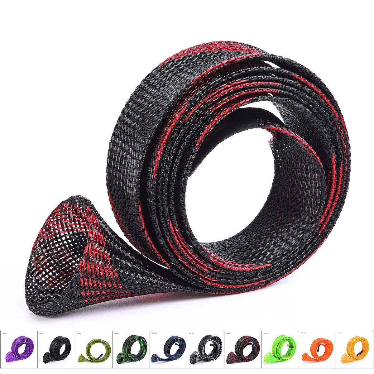 

30mm 170cm Expanable Fishing Tools Braided Mesh Jacket Wrap Casting Fishing Rod Sleeve Cover Pole Glover Tip Protector Bag Sock