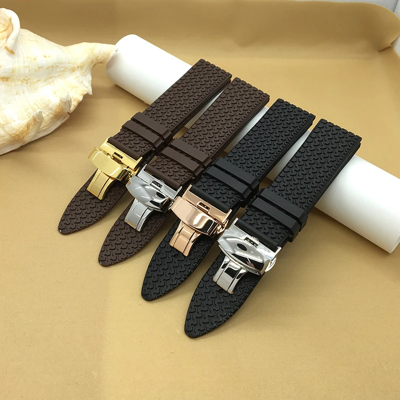 New High Quality rubber strap 23mm Black Brown Diving Silicone Watchbands free shipping
New High Quality rubber strap 23mm Black Brown Diving Silicone Watchbands free shipping