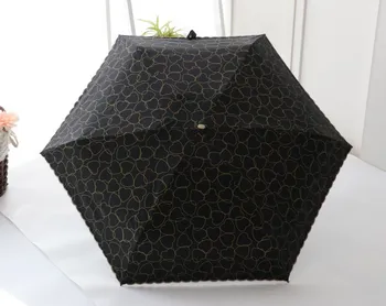 Ultra Light Umbrella Black Sunshade Sunshade Umbrella Embroidery Five Fold Mini Mini Pocket Sunny Umbrella Pink Paraguas 50ys124
Ultra Light Umbrella Black Sunshade Sunshade Umbrella Embroidery Five Fold Mini Mini Pocket Sunny Umbrella Pink Paraguas 50ys124