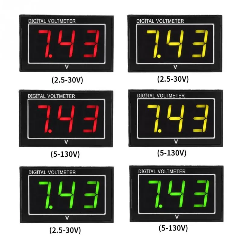 Digital LED Display Waterproof High Accuracy Voltmeter DC Voltage Meter Panel 1pc
Digital LED Display Waterproof High Accuracy Voltmeter DC Voltage Meter Panel 1pc
