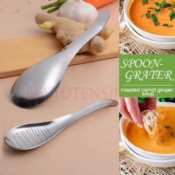 New Spoon Shape Lime Lemon Zester Grater For Garlic And Ginge Wasabi Stainless Garlic Press Cozinha Grinding Kitchen Accessoire
New Spoon Shape Lime Lemon Zester Grater For Garlic And Ginge Wasabi Stainless Garlic Press Cozinha Grinding Kitchen Accessoire