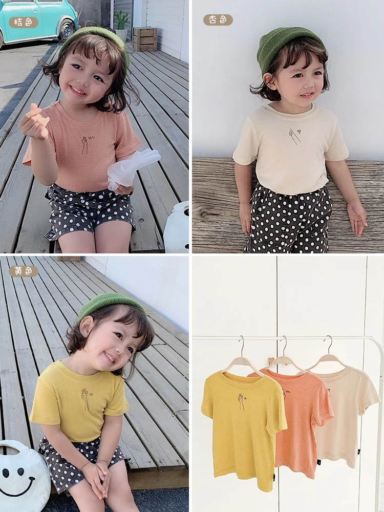 Girls T-shirt Boys and Girls 2019 New Children Pure Cotton Fashion Thin Blouse Tops Toddler Summer Short Sleeve Clothes
Girls T-shirt Boys and Girls 2019 New Children Pure Cotton Fashion Thin Blouse Tops Toddler Summer Short Sleeve Clothes