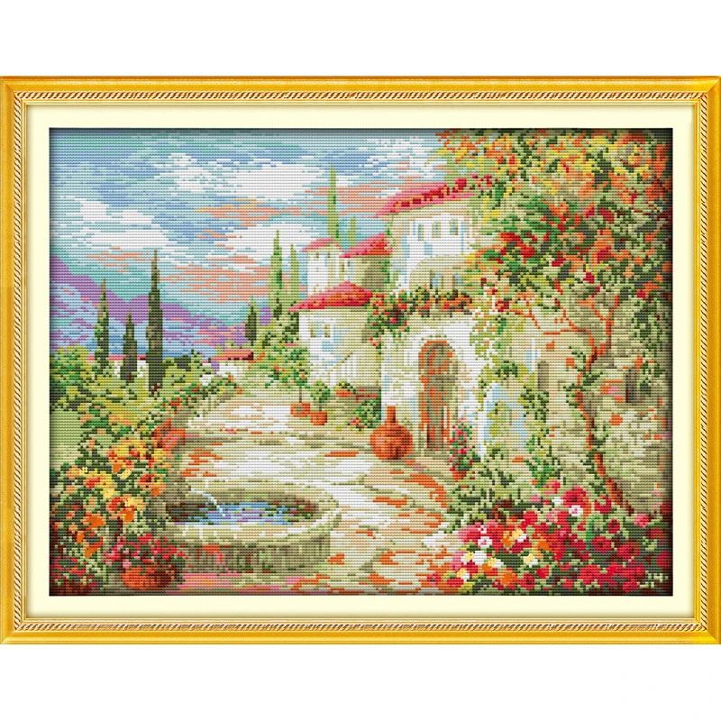 Everlasting love A beautiful garden Chinese cross stitch kits Ecological cotton stamped 11CT Christmas New year sales promotion
Everlasting love A beautiful garden Chinese cross stitch kits Ecological cotton stamped 11CT Christmas New year sales promotion