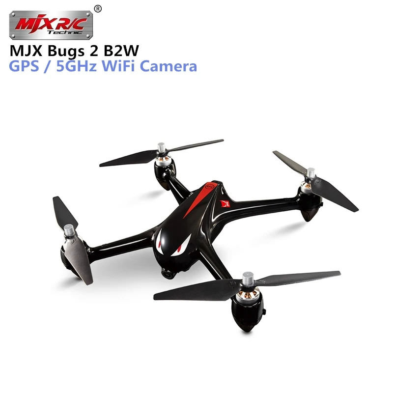 

MJX Bugs 2 W B2W RC Quadcopter 2.4G 6-Axis Gyro GPS Brushless Motor RC Drone With WIFI 1080P Camera FPV RC Helicopter VS H501S