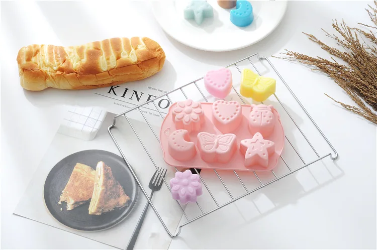 1 шт. формы для выпечки лунный Жук украшение Силиконовая Форма Fondant (сахарная)