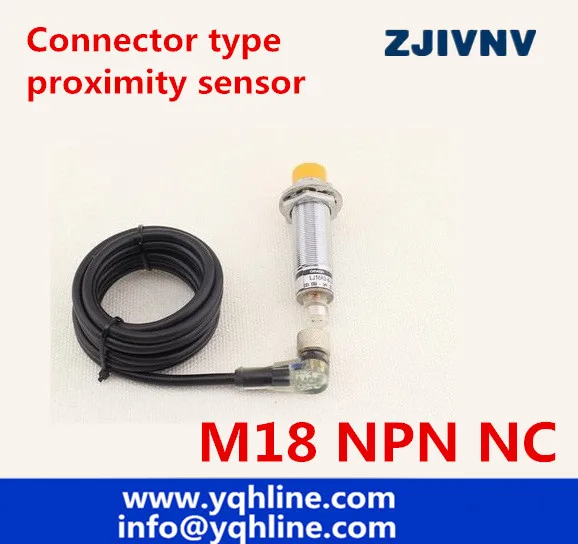 Best quality CE approval 2 year warranty connector type proximity induction sensor M18 NPN NC DC inductive switch with plug
Best quality CE approval 2 year warranty connector type proximity induction sensor M18 NPN NC DC inductive switch with plug
