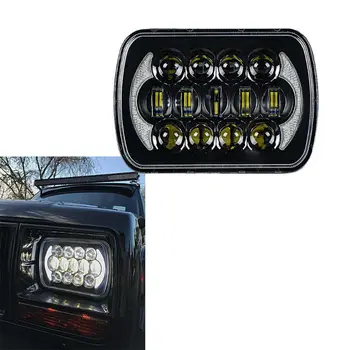 DOT Approved 85W5x7 7x6 Inch Rectangular LED Headlights for Jeep Wrangler YJ Cherokee XJ Trucks 4x4 Offroad Headlamp Replacement 
DOT Approved 85W5x7 7x6 Inch Rectangular LED Headlights for Jeep Wrangler YJ Cherokee XJ Trucks 4x4 Offroad Headlamp Replacement