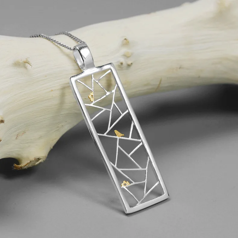 INATURE 925 Sterling Silver Fashion Bird on Window Statement Pendant Necklace for Women Jewelry Gifts
INATURE 925 Sterling Silver Fashion Bird on Window Statement Pendant Necklace for Women Jewelry Gifts