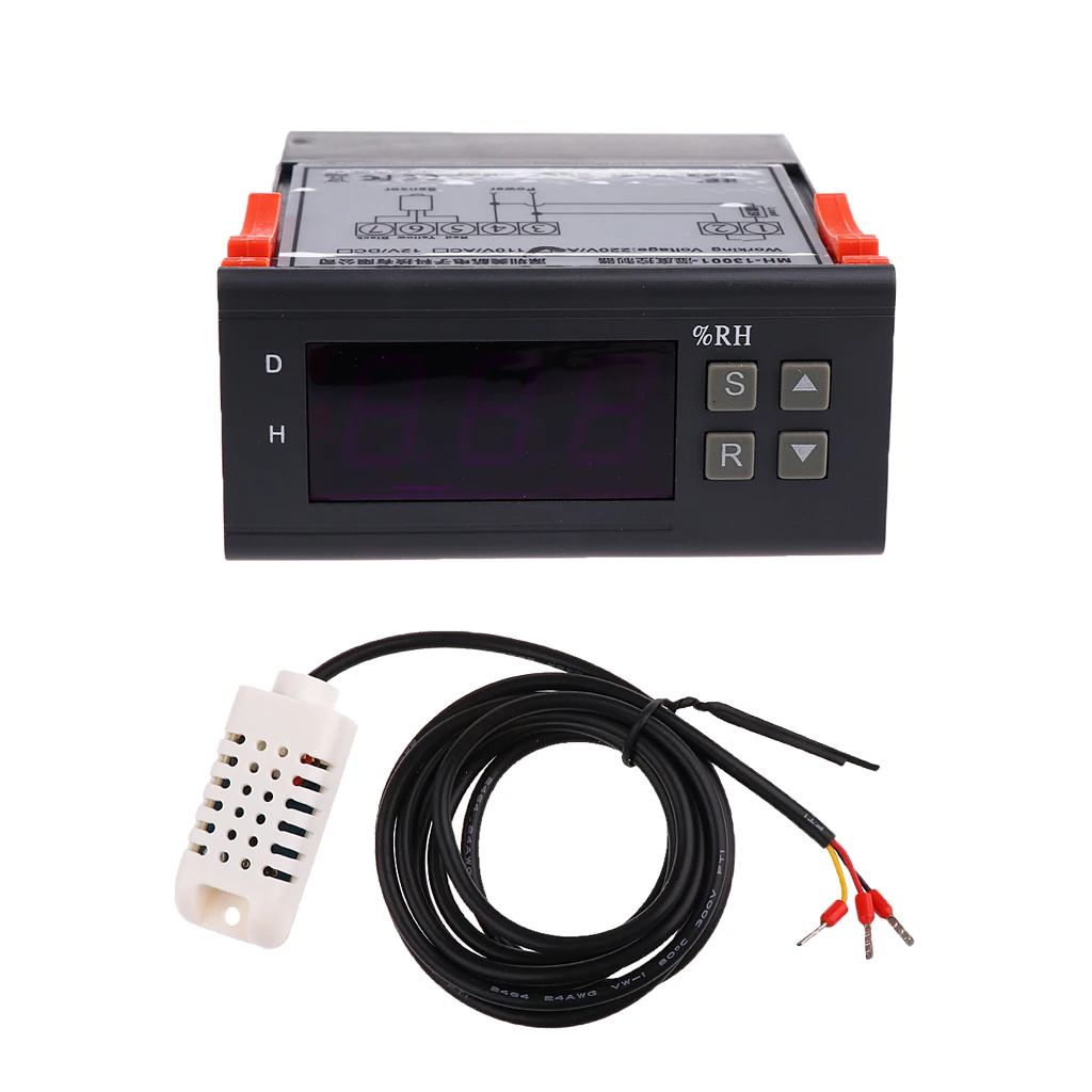AC 220V Air Humidity Control Sensor Controller Hygrostat Range 1%~99% RH