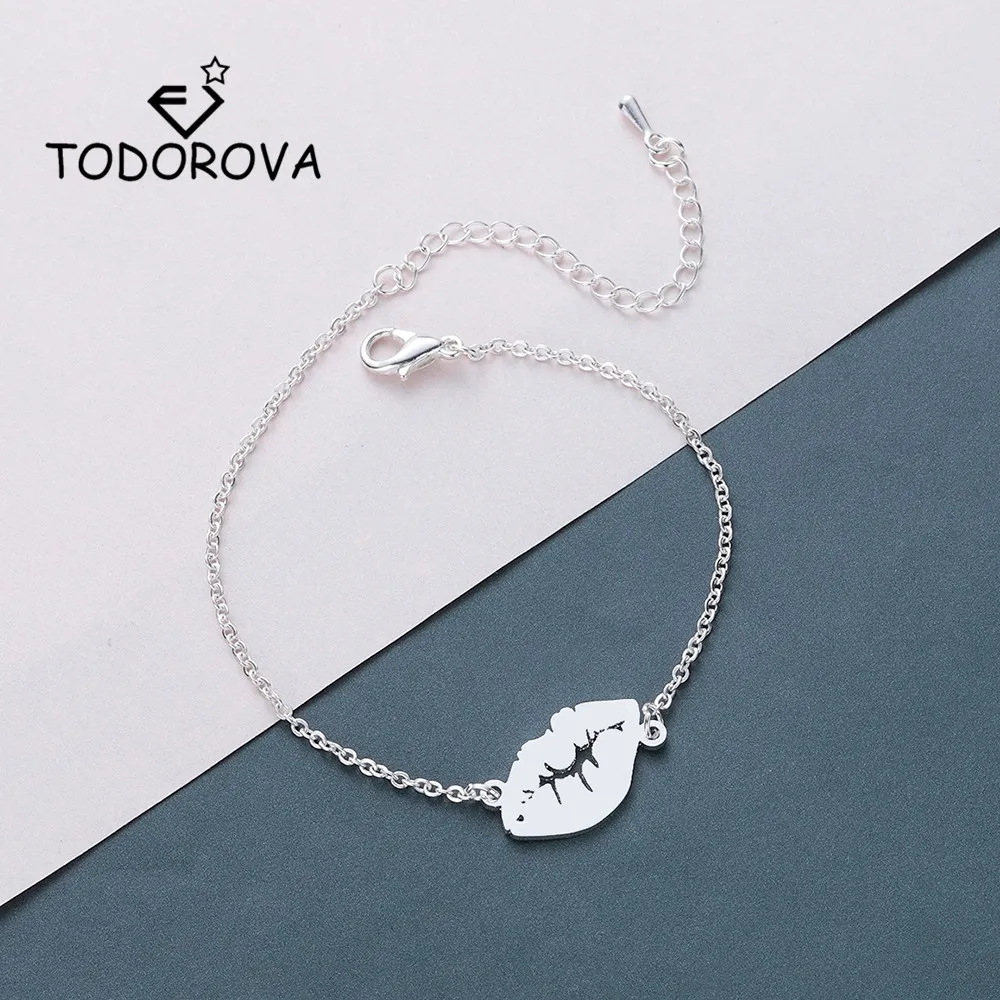 Todorova Sexy Lips Bracelets Women Accessories Kiss Bracelets Valentines Day Lover Gift Stainless Steel Bracelets
Todorova Sexy Lips Bracelets Women Accessories Kiss Bracelets Valentines Day Lover Gift Stainless Steel Bracelets