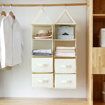 4-Layers Folding Storage Bag Bedroom Hanging Storage Box With Drawer Dust-proof Clothing Toy Hat Storage Organizer Conta
4-Layers Folding Storage Bag Bedroom Hanging Storage Box With Drawer Dust-proof Clothing Toy Hat Storage Organizer Conta