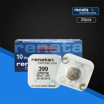 20pack RENATA Swiss 399 SR927W 1.55V For Watch Silver Watch Batteries
20pack RENATA Swiss 399 SR927W 1.55V For Watch Silver Watch Batteries