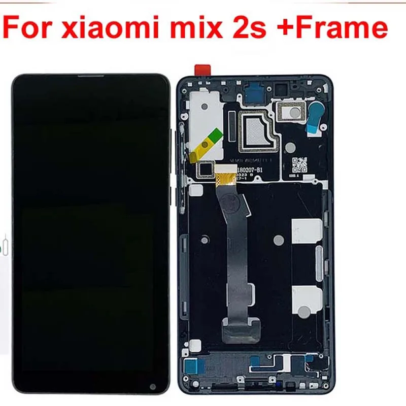 Original For Xiaomi Mi Mix 2S LCD Display 10 Touch Screen Panel XAIOMI Mix2S LCD Digitizer Assembly Replacement Parts +Frame
Original For Xiaomi Mi Mix 2S LCD Display 10 Touch Screen Panel XAIOMI Mix2S LCD Digitizer Assembly Replacement Parts +Frame