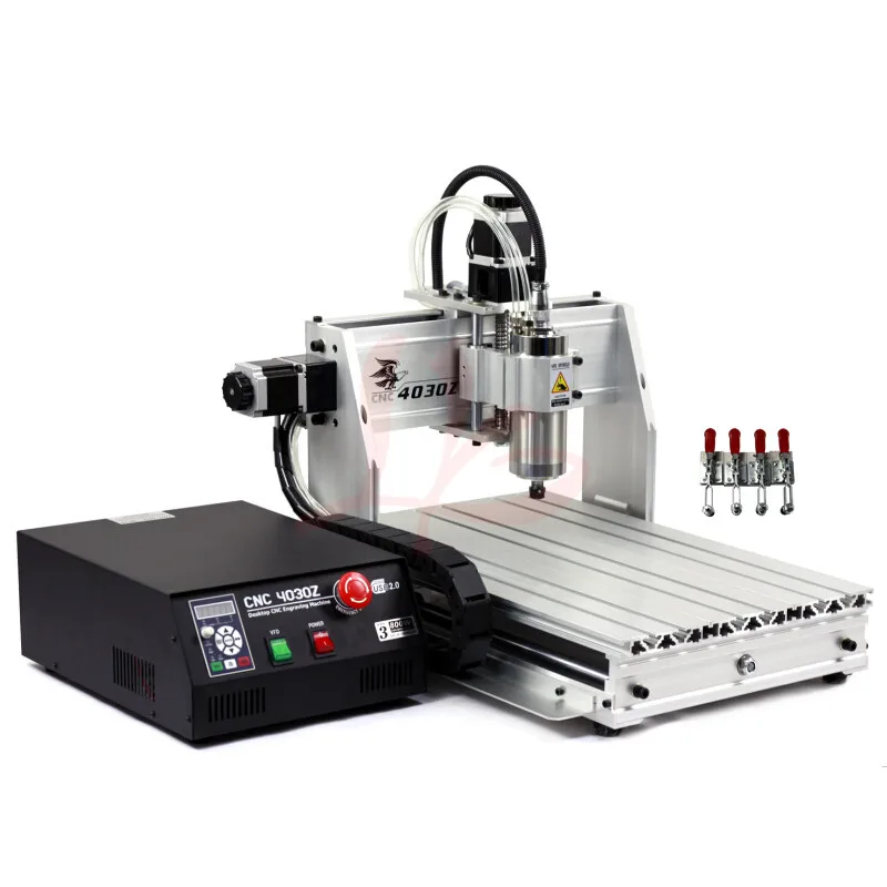 New 4030Z-USB 800W 3 axis mini CNC router engraver milling machine support USB 2.0
New 4030Z-USB 800W 3 axis mini CNC router engraver milling machine support USB 2.0