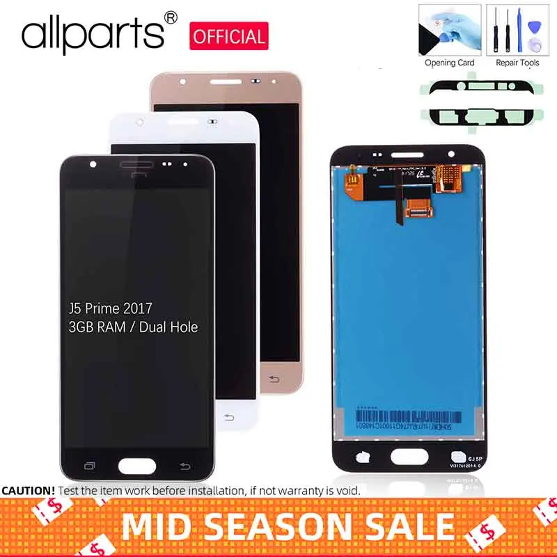 5.0" ORIGINAL Display for SAMSUNG J5 Prime 2017 LCD Touch Screen with Frame for SAMSUNG Galaxy J5 Prime 2017 LCD G571F G571
5.0" ORIGINAL Display for SAMSUNG J5 Prime 2017 LCD Touch Screen with Frame for SAMSUNG Galaxy J5 Prime 2017 LCD G571F G571