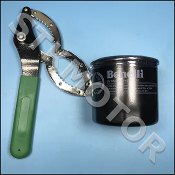 Oil Filter and Wrench for Benelli BN302 TNT300 STELS 300 BN600 TNT600 STELS600 Keeway RK6 RKX 300 / BN TNT 300 302 600 GT
Oil Filter and Wrench for Benelli BN302 TNT300 STELS 300 BN600 TNT600 STELS600 Keeway RK6 RKX 300 / BN TNT 300 302 600 GT