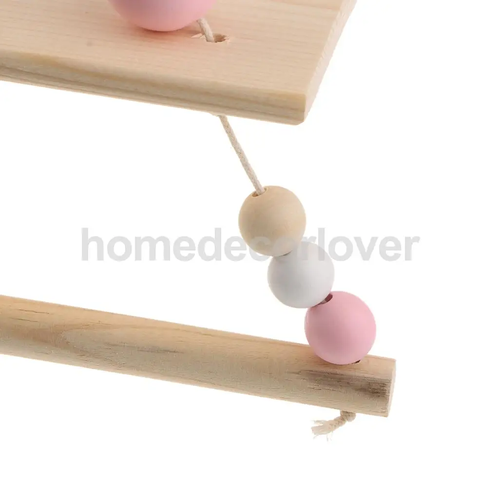 Wall Hanging Wooden Shelves Floating Wall Shelf Home Decor Baby Kids Room Storage Holder Hanger