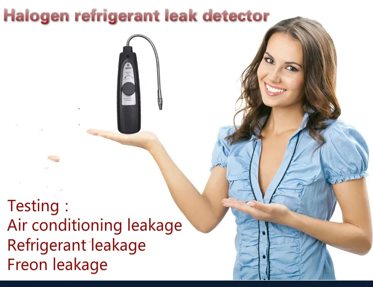 Electronic air conditioning freon refrigerant leak detector halogen leak detector, auto repair liquid leakage detection.
Electronic air conditioning freon refrigerant leak detector halogen leak detector, auto repair liquid leakage detection.