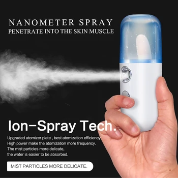 Nano Sprayer Beauty Instruments Portable Nano Mist Sprayer Face Skin Care Tools Steamer Moisturizing Mini Facial Steamers 30ml
Nano Sprayer Beauty Instruments Portable Nano Mist Sprayer Face Skin Care Tools Steamer Moisturizing Mini Facial Steamers 30ml