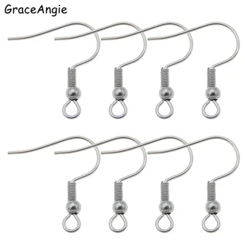 GraceAngie 50pcs/pack 18*20mm Stainless Steel Ear Wire Hooks Earrings Handmade Findings For DIY Earring Accessories Wholesale
GraceAngie 50pcs/pack 18*20mm Stainless Steel Ear Wire Hooks Earrings Handmade Findings For DIY Earring Accessories Wholesale