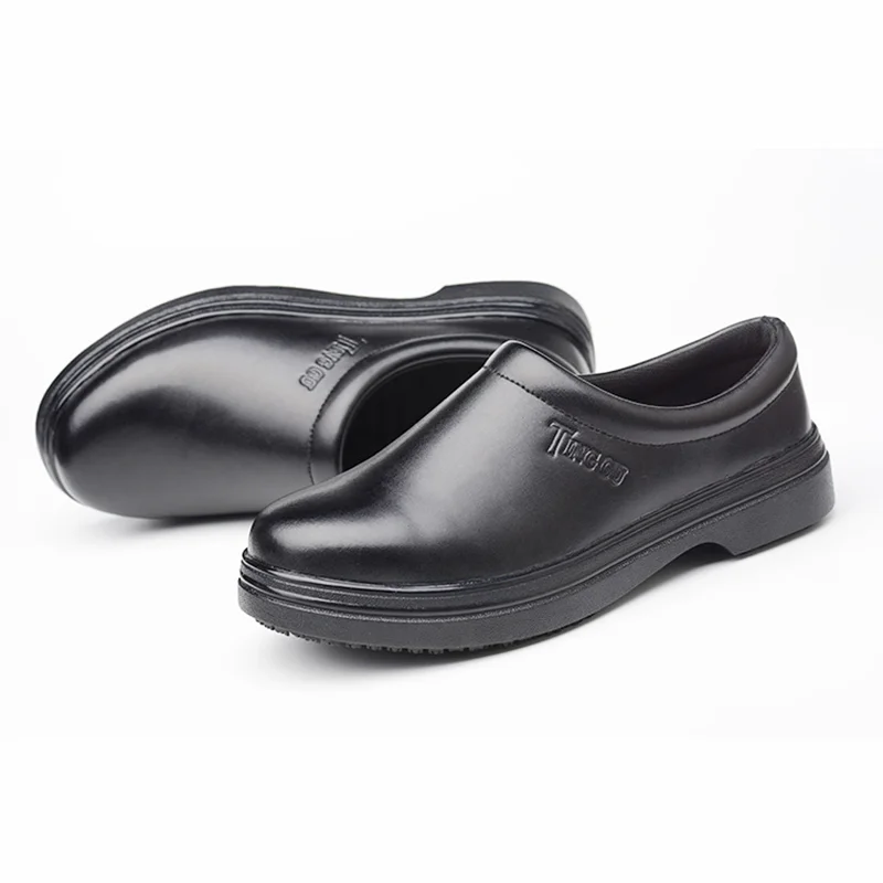2019 Men's Chef Kitchen Working PU Leather Shoes Breathable Anti Slip Waterproof Work Shoes For Men Antiskid Black Shoes Unisex
2019 Men's Chef Kitchen Working PU Leather Shoes Breathable Anti Slip Waterproof Work Shoes For Men Antiskid Black Shoes Unisex