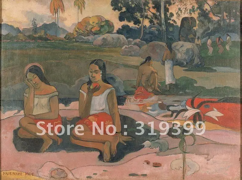Oil Painting Reproduction,Nave Nave Moe (Delightful Drowsiness) by paul gauguin,Free DHL Shipping,100% handmade,oil paintings
Oil Painting Reproduction,Nave Nave Moe (Delightful Drowsiness) by paul gauguin,Free DHL Shipping,100% handmade,oil paintings