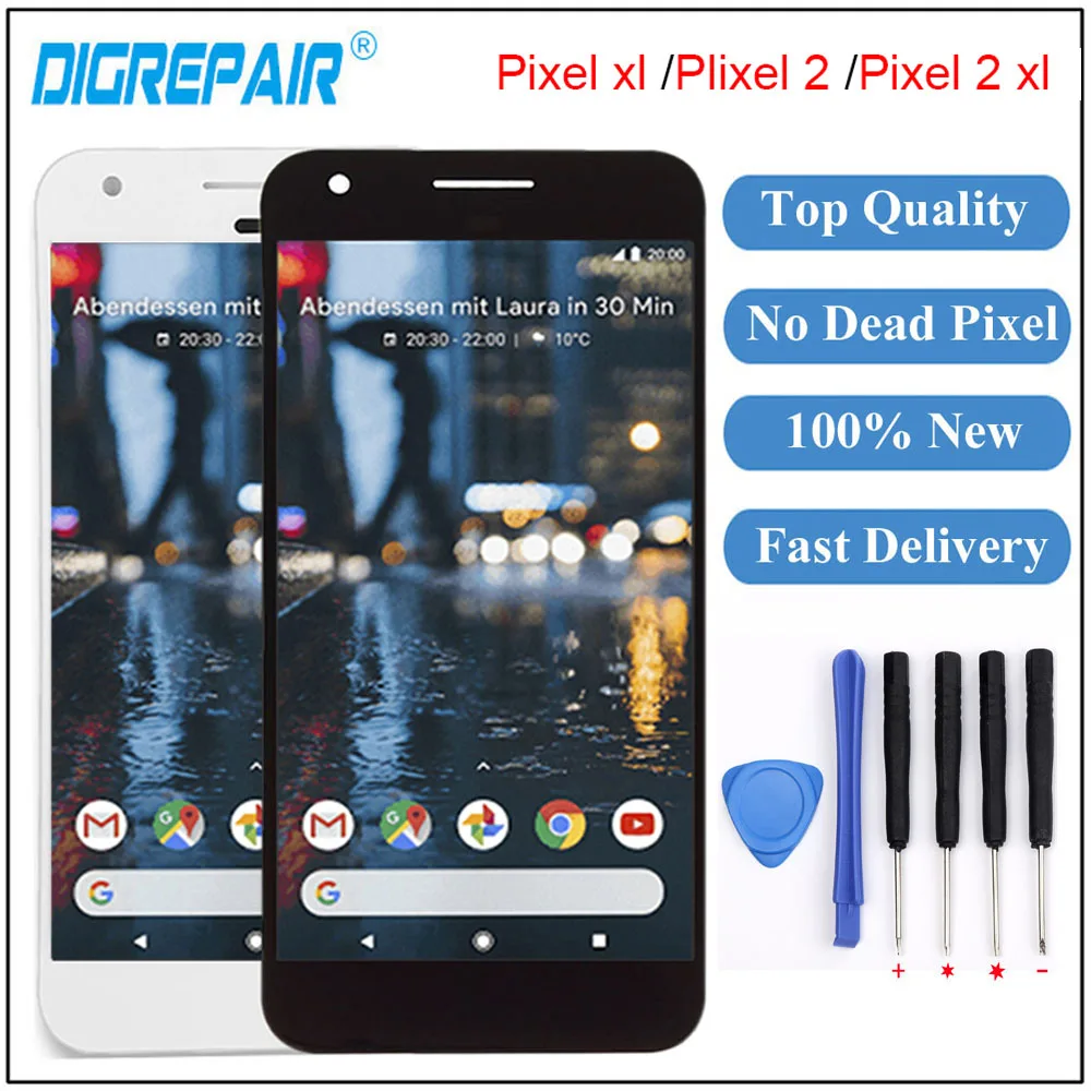For Google Pixel 2 XL LCD Display Touch Screen Digitizer Assembly For Google Pixel 2 XL LCD Pixel2 Screen Replacement
For Google Pixel 2 XL LCD Display Touch Screen Digitizer Assembly For Google Pixel 2 XL LCD Pixel2 Screen Replacement