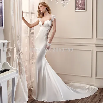 Vestido De Noiva Sexy Cap Sleeve Lace Wedding Dress 2019 Beading Appliques Mermaid Wedding Gowns Bridal Dresses Sweep Train
Vestido De Noiva Sexy Cap Sleeve Lace Wedding Dress 2019 Beading Appliques Mermaid Wedding Gowns Bridal Dresses Sweep Train