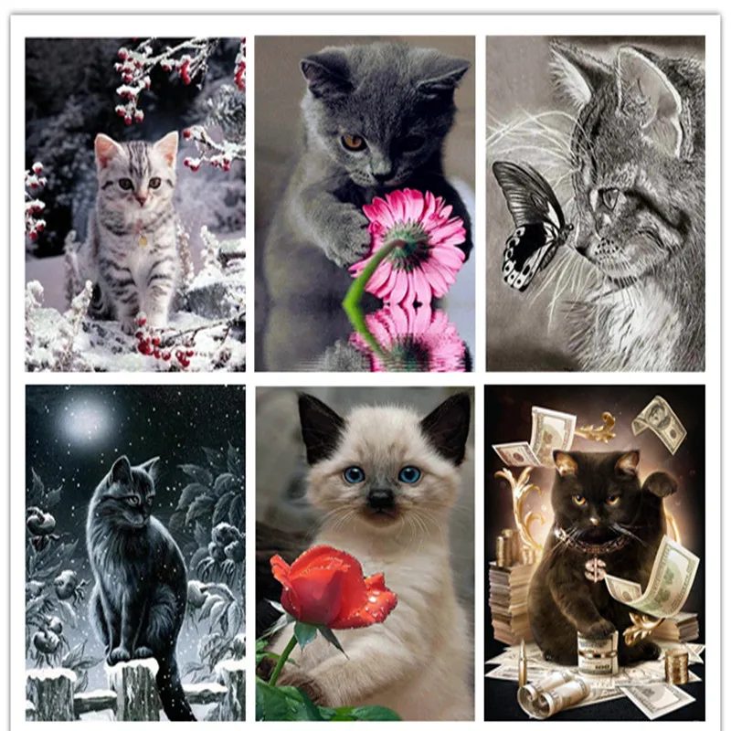 NEW Full Diamond Cat Diamond Painting Cross Stitch 3D DIY Diamond Mosaic Of A Cat Picture By Numbers Pictures Of Rhinestones
NEW Full Diamond Cat Diamond Painting Cross Stitch 3D DIY Diamond Mosaic Of A Cat Picture By Numbers Pictures Of Rhinestones