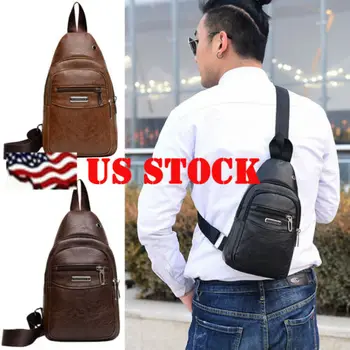 Mens PU Leather Crossbody Bag Single Shoulder Bag Sports Chest Travel Pack Casual Cycle Sling Satchel Day Bag Messenger
Mens PU Leather Crossbody Bag Single Shoulder Bag Sports Chest Travel Pack Casual Cycle Sling Satchel Day Bag Messenger