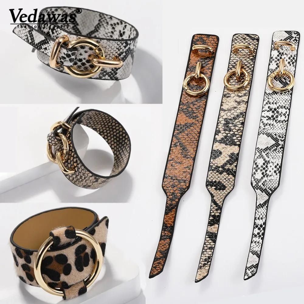Vedawas Fashion ZA Snake Skin Bangles for Women 2019 Vintage Leopard Print Leather Bangles&Bracelets Party Gifts Jewelry xg2529
Vedawas Fashion ZA Snake Skin Bangles for Women 2019 Vintage Leopard Print Leather Bangles&Bracelets Party Gifts Jewelry xg2529