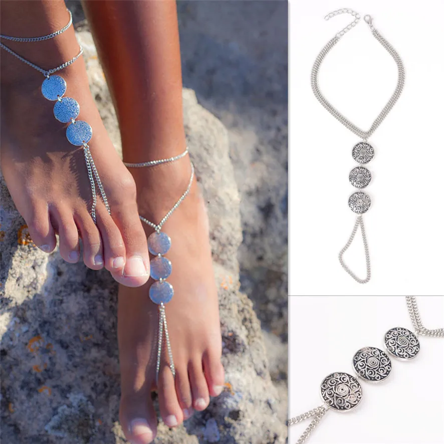 HOT Brand Fashion Women Silver Chain Anklet Ankle Bracelet Barefoot Sandal Beach Foot Jewelry
HOT Brand Fashion Women Silver Chain Anklet Ankle Bracelet Barefoot Sandal Beach Foot Jewelry