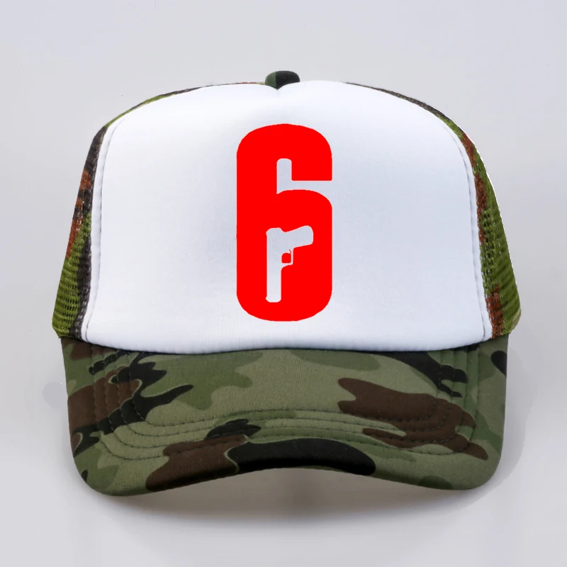 Rainbow Six Siege Cosplay Mesh baseball cap High Quality print letter Cool Summer Baseball Mesh Net Trucker Cap Dad Hat
Rainbow Six Siege Cosplay Mesh baseball cap High Quality print letter Cool Summer Baseball Mesh Net Trucker Cap Dad Hat