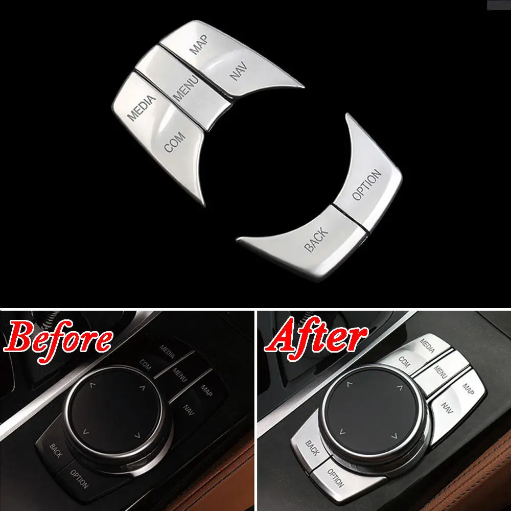 Car Interior Multi Media Button Key Cover Trim Replacement For 2016-2018 BMW X3 X4 X5 X6
Car Interior Multi Media Button Key Cover Trim Replacement For 2016-2018 BMW X3 X4 X5 X6