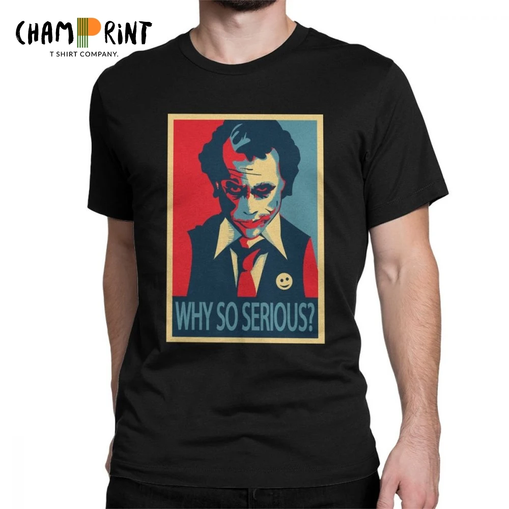 Batman Joker Why So Serious Men T Shirts Suicide Squad Gotham Tee Shirt Humor Crew Neck T-Shirt 100% Cotton Plus Size Clothing
Batman Joker Why So Serious Men T Shirts Suicide Squad Gotham Tee Shirt Humor Crew Neck T-Shirt 100% Cotton Plus Size Clothing
