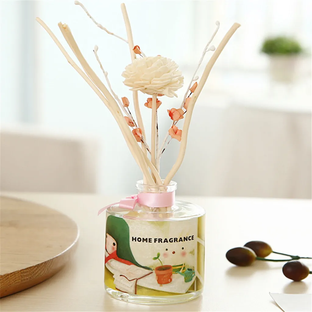 Reed Scented Oil Diffusers with Natural Sticks, Glass Bottle and Scented Oil 50ML Aromatherapy Set Aroma Mist Maker #27/6
Reed Scented Oil Diffusers with Natural Sticks, Glass Bottle and Scented Oil 50ML Aromatherapy Set Aroma Mist Maker #27/6