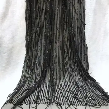 2019 High Quality black Gold Nigerian French Sequins Lace Fabric African Lace Fabric Sequined Mesh Laces For Party Dresses
2019 High Quality black Gold Nigerian French Sequins Lace Fabric African Lace Fabric Sequined Mesh Laces For Party Dresses