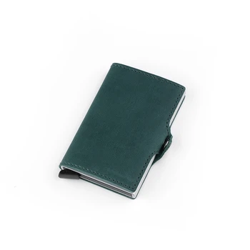 2020 New Style Genuine Leather Unisex Business Card Holder Metal Rfid Blocking Mini Slim Wallet Hasp Travel Purse Muticolors 
2020 New Style Genuine Leather Unisex Business Card Holder Metal Rfid Blocking Mini Slim Wallet Hasp Travel Purse Muticolors