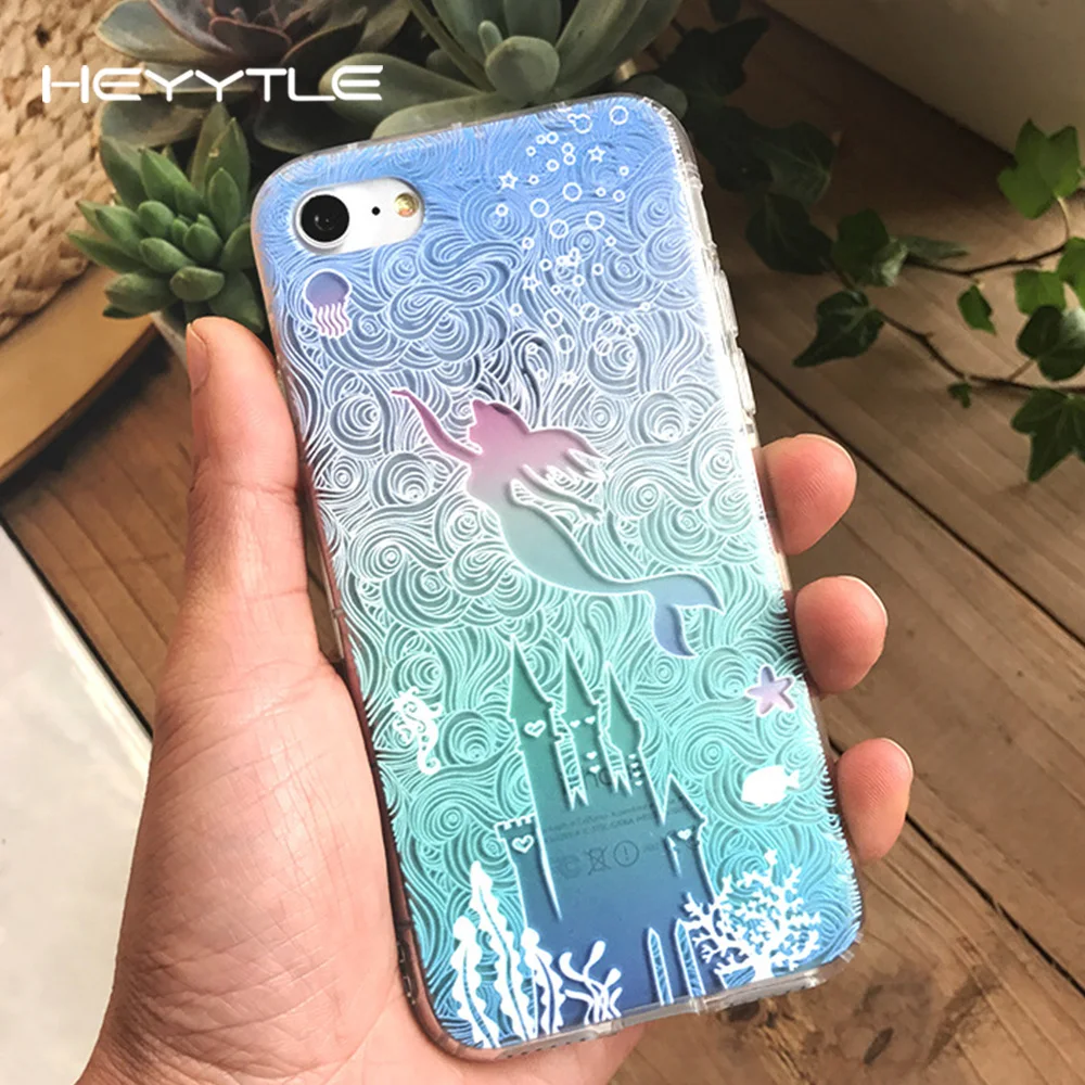 Heyytle Mermaid Princess Flower Phone Cover For Apple iPhone X 8 7 6S 6 Plus Case Cute Fashion Case Alice Back Soft TPU Cover
Heyytle Mermaid Princess Flower Phone Cover For Apple iPhone X 8 7 6S 6 Plus Case Cute Fashion Case Alice Back Soft TPU Cover