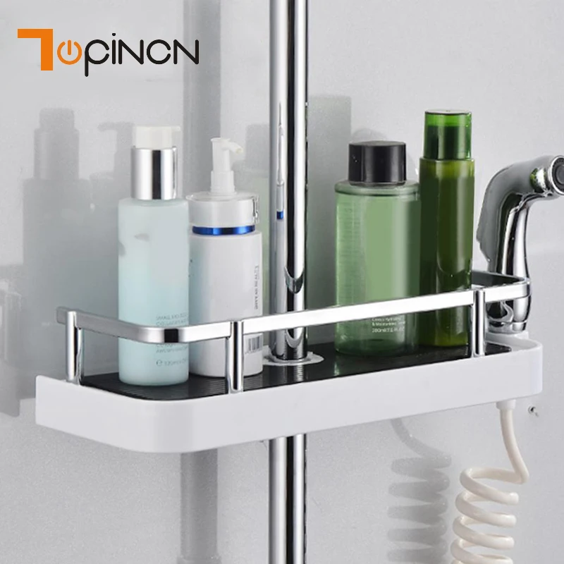Wall Mounted Plastic Shower Head Holder Adjustable Bathroom Shelves Soap Storage Shelf Bathroom Shampoo Storage Holder Tray
Wall Mounted Plastic Shower Head Holder Adjustable Bathroom Shelves Soap Storage Shelf Bathroom Shampoo Storage Holder Tray