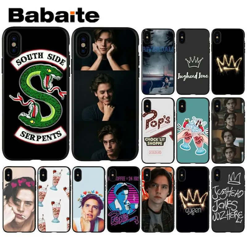 Babaite American TV Riverdale Series Cole Sprouse Soft Silicone Black Phone Case for iPhone 5 5Sx 6 7 7plus 8 8Plus X XS MAX XR
Babaite American TV Riverdale Series Cole Sprouse Soft Silicone Black Phone Case for iPhone 5 5Sx 6 7 7plus 8 8Plus X XS MAX XR