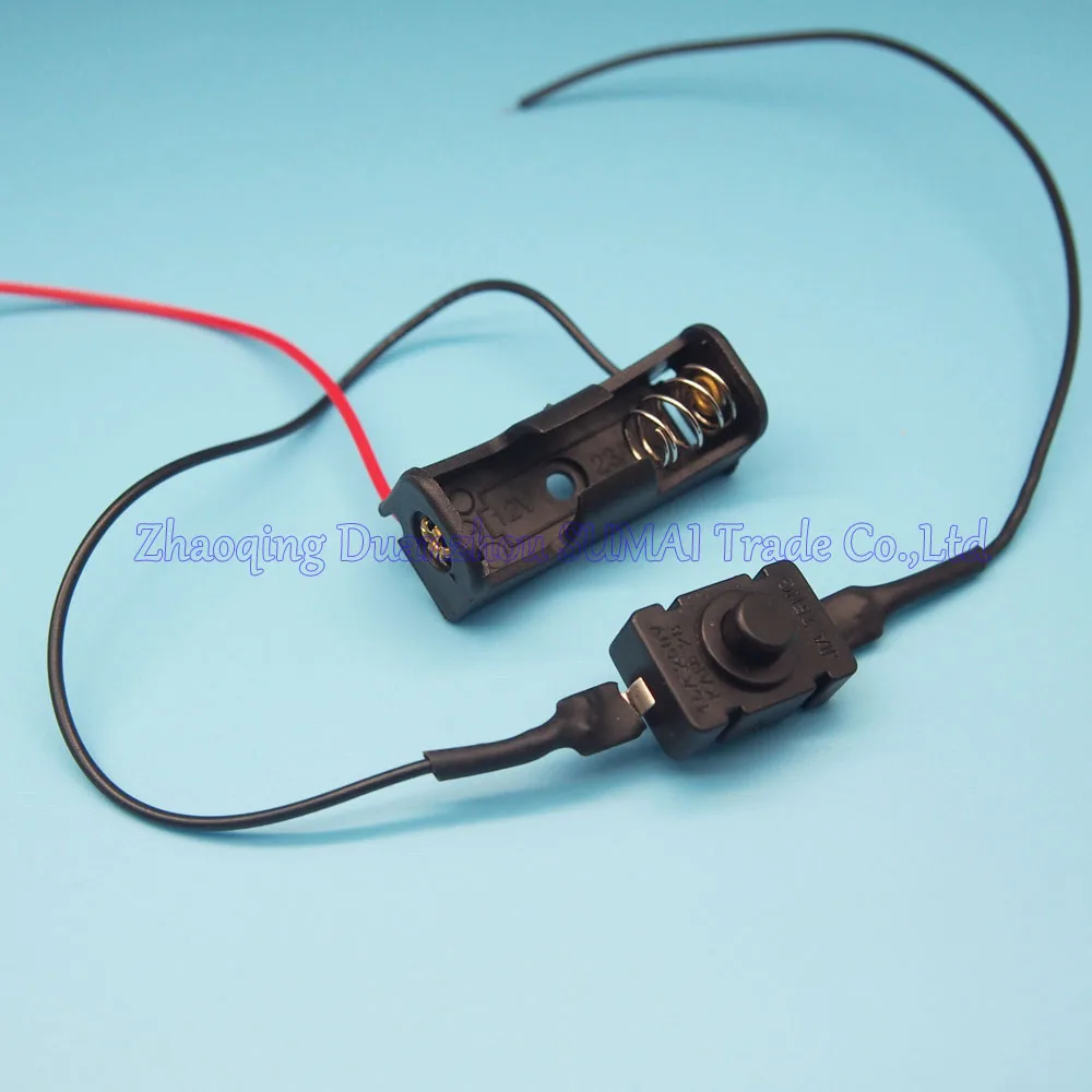 10 шт./лот 12V 23A батарея коробка держатель картридж с переключателем |