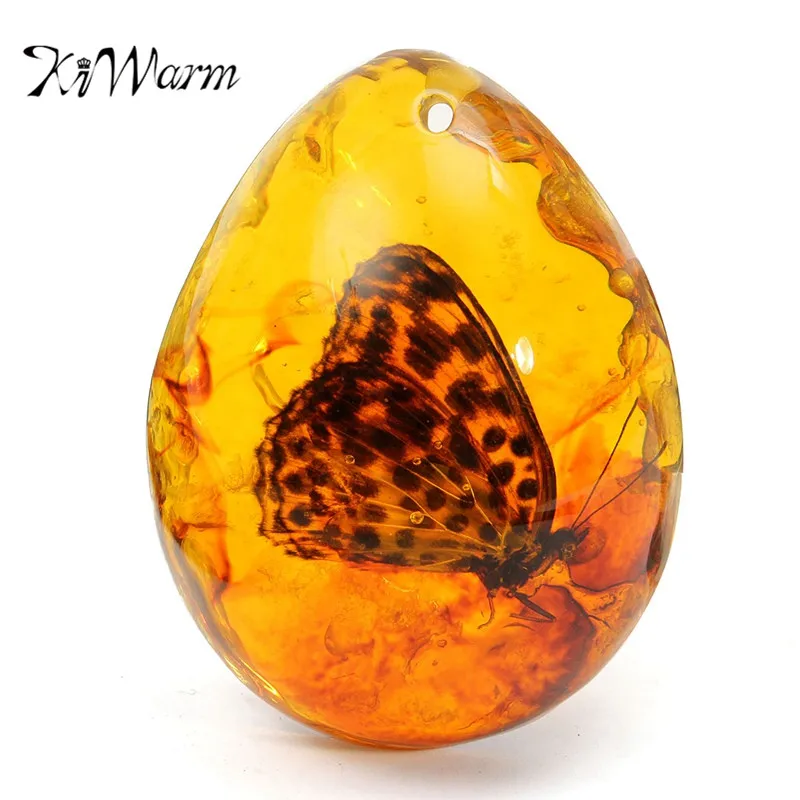 KiWarm Beautiful Amber Butterfly Insects Stone Pendant Necklace 5*4cm 0.8'' Thickness Gemstone for DIY Jewellery Pendant Crafts
KiWarm Beautiful Amber Butterfly Insects Stone Pendant Necklace 5*4cm 0.8'' Thickness Gemstone for DIY Jewellery Pendant Crafts