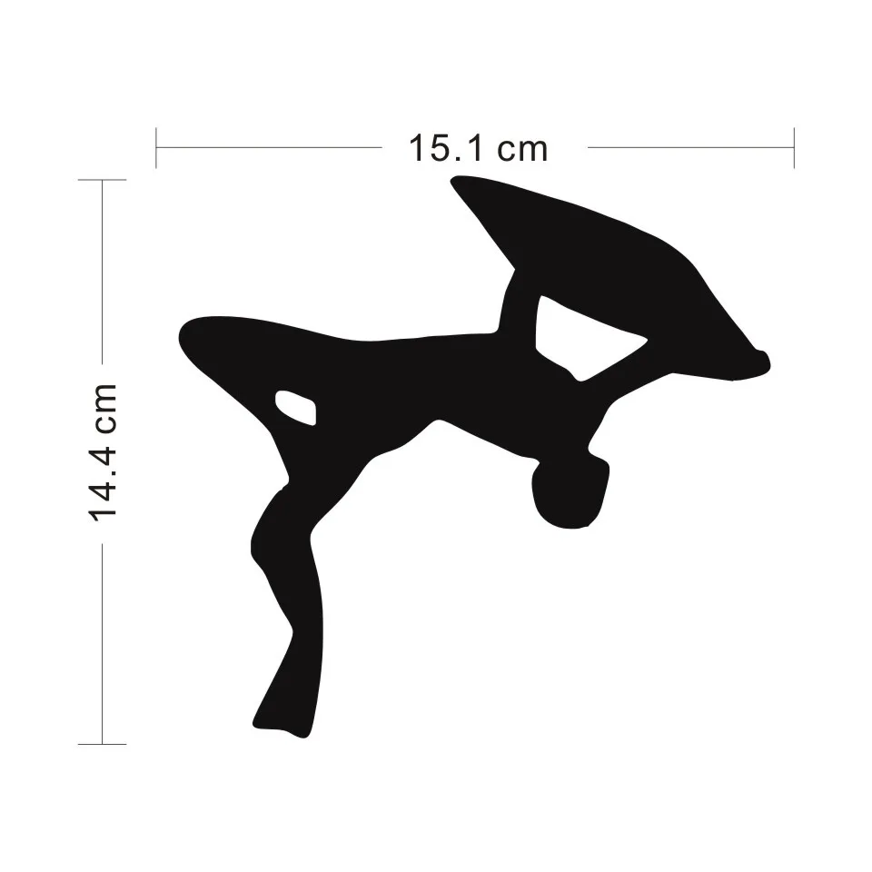 Cunymagos Bodyboarder Fashion Vinyl Car Sticker Motorcycle Auto Car Body Window Wall Stickers Decal Car Styling 15.1cm14 (2)