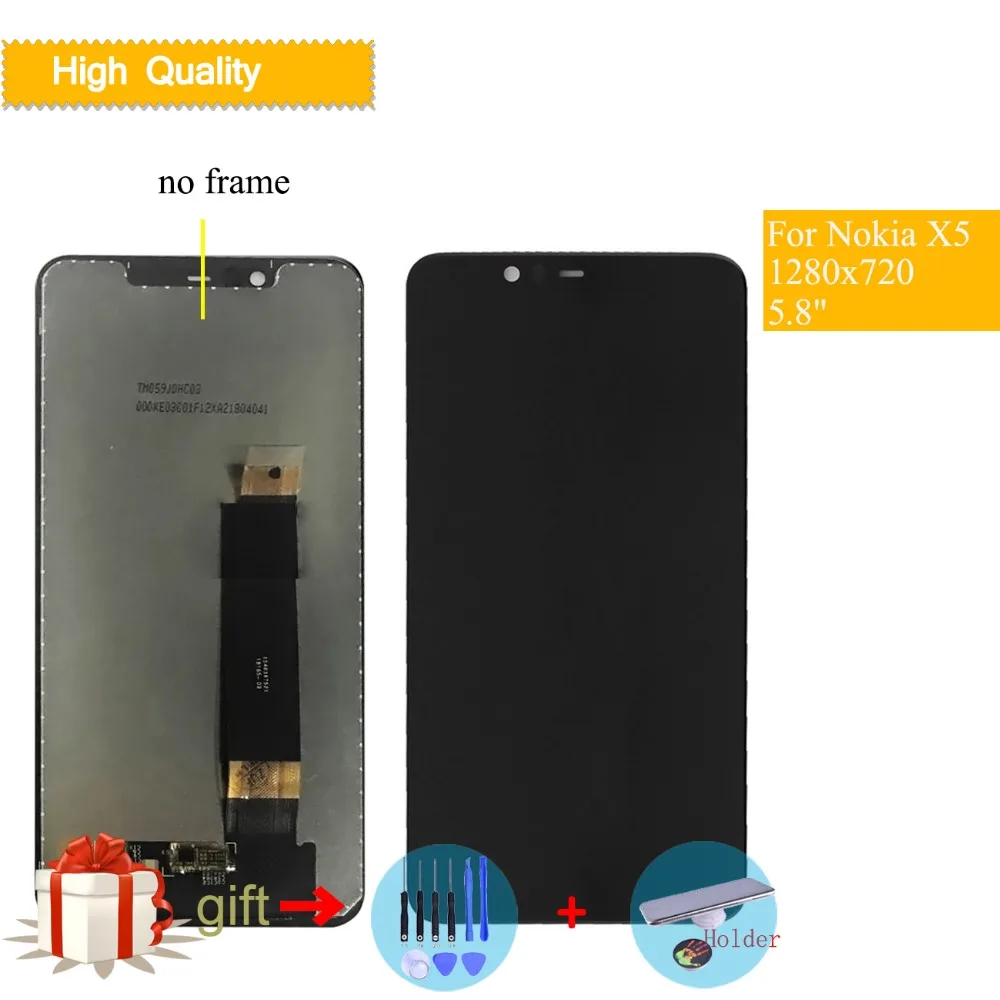 LCD For Nokia X5 LCD Display With Touch Screen Digitizer Assembly Replacement For Nokia X5 LCD Display TA-1099 TA-1109 Complete
LCD For Nokia X5 LCD Display With Touch Screen Digitizer Assembly Replacement For Nokia X5 LCD Display TA-1099 TA-1109 Complete