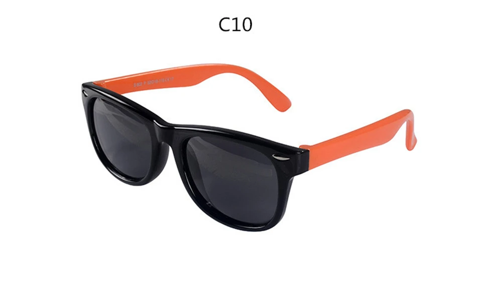 ALIKIAI Girls Sunglasses Kids Sun glasses Children Glasses Polarized Lenses Girls Boys Silicone UV400 Child Mirror Baby Eyewear (19)