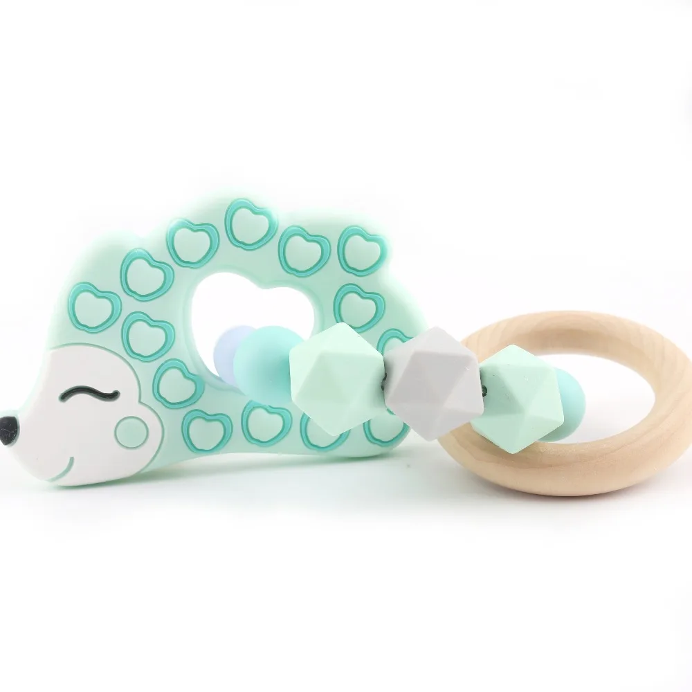 Bite Bites 1pc Silicone Bracelet Teethers Hedgehog Baby BPA Free Silicone Beads Teething Nursing Wooden Rings Baby Teether
Bite Bites 1pc Silicone Bracelet Teethers Hedgehog Baby BPA Free Silicone Beads Teething Nursing Wooden Rings Baby Teether